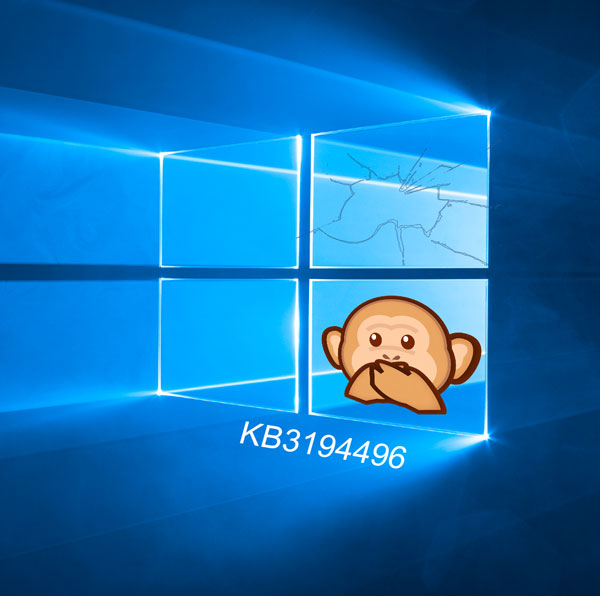 Windows 10 KB3194496 Issue