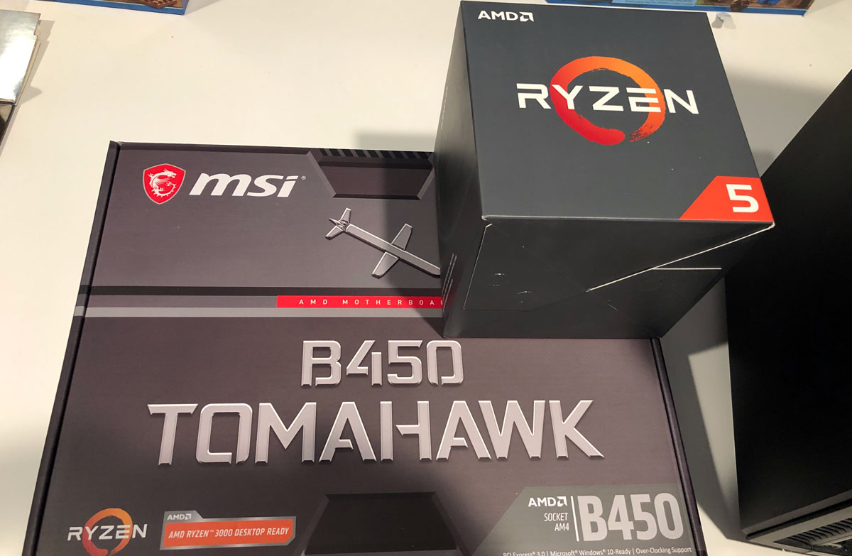 AMD Ryzen 2600 and MSI B450 Tomahawk
