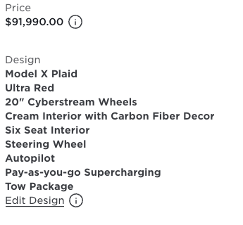 Model X Plaid order